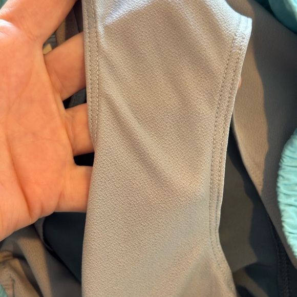 Patagonia Women's Gray and Teal Athletic Shorts - Picture 8 of 8